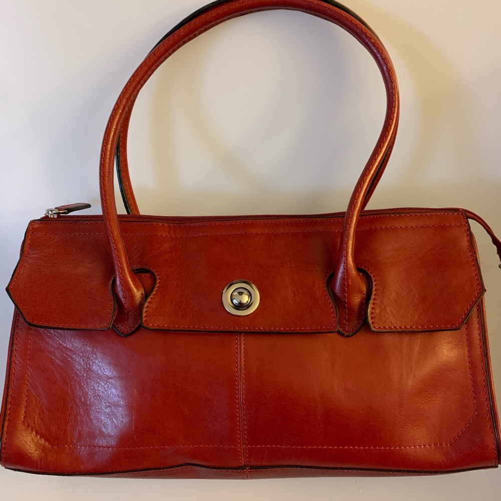 Wilsons Leather Red Satchel